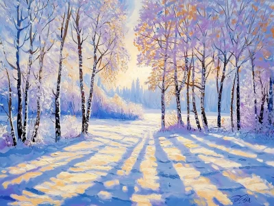 Dreamy Winter Scene