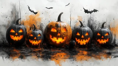 Mysterious Halloween Pumpkins