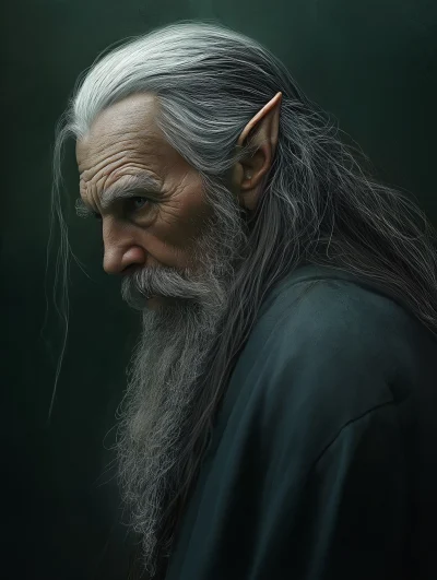 Fantasy Old Man Portrait