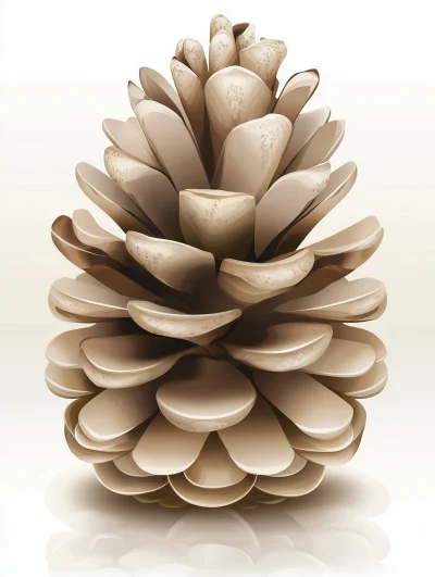 Pinecone Illustration