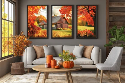 Autumn Farmhouse Wall Art