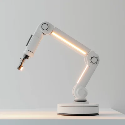 Futuristic Minimal Robotic Arm