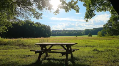 Sunny Day Picnic Table