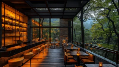 Modern Luxury Hotel Restaurant