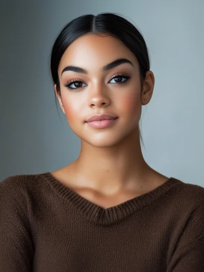 Young Woman Studio Portrait