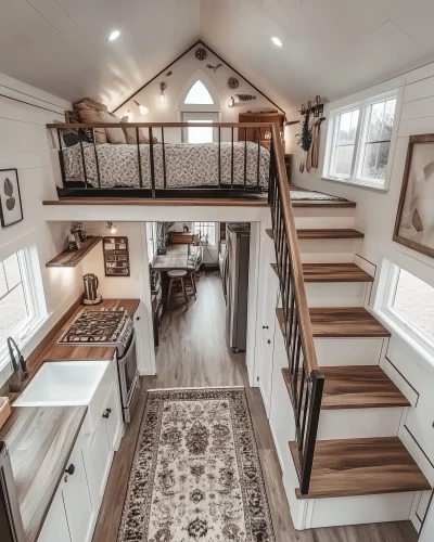 Cozy Tiny House Interior