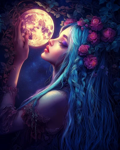 Fantasy Moon Goddess