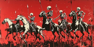 Skeleton Army Battle