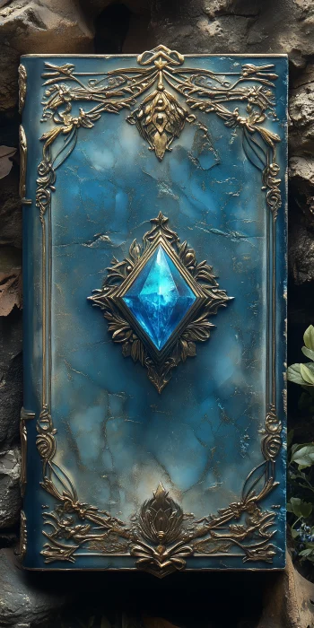 Atlantean Iridescent Stone Book Cover