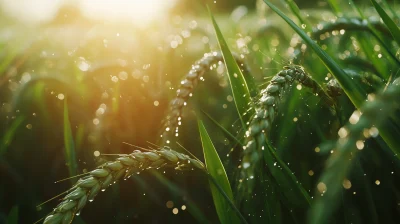 Rain on Cereal Crops