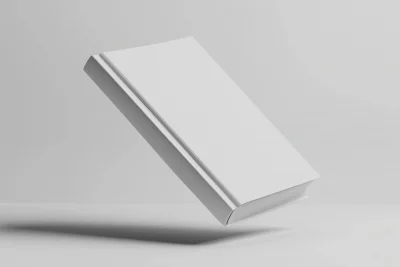 Floating White Book Cover