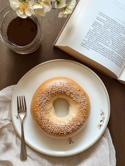 Sunlit Breakfast Scene