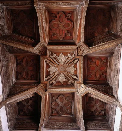 Ornate Wooden Ceiling