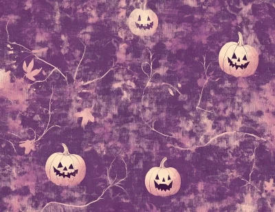 Vintage Halloween Wallpaper Pattern