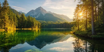 Hintersee Lake Landscape