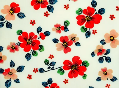 Retro Japanese Floral Pattern