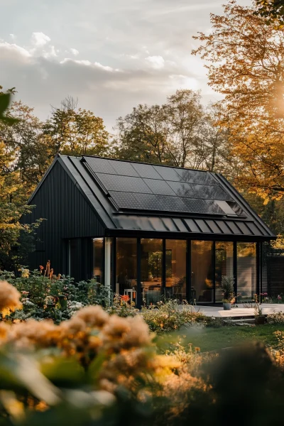 Solar Panels on Family House