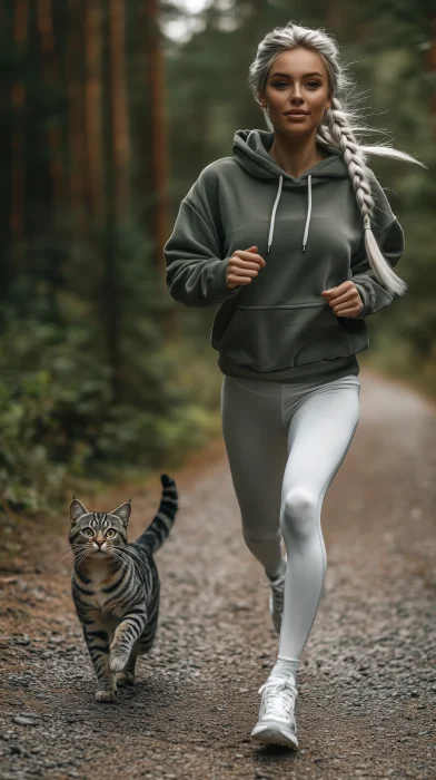 Jogging in the Forest