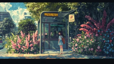 Waiting at the Bus Stop