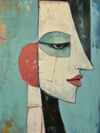 Abstract Woman Painting