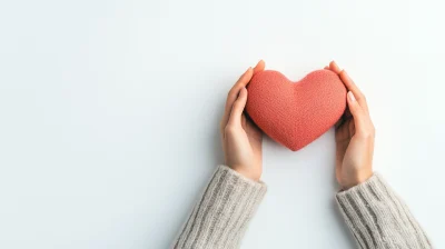 Heart-shaped palm