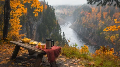 Autumn Morning in Agawa Canyon