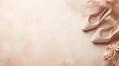 Luxury Ballet Shoes Background