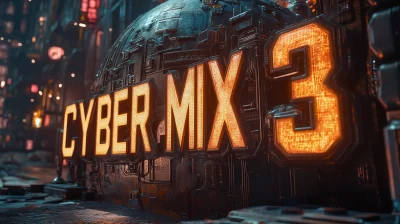 CYBER MIX 3 in Cyberpunk City