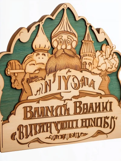 Humorous Sign for Russian Bathhouse