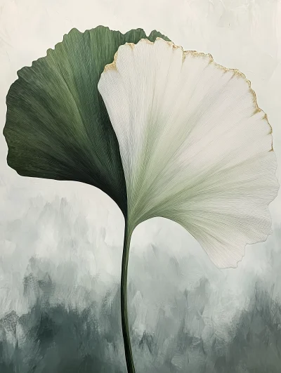 Ginkgo Leaves Painting