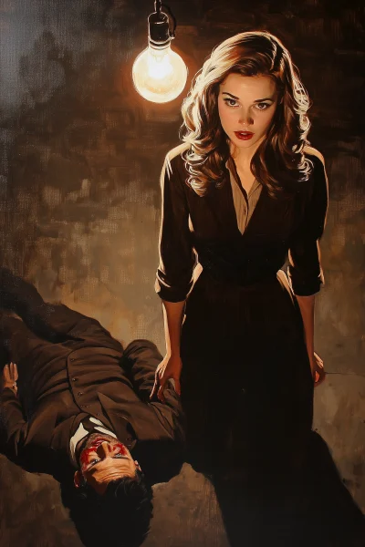 1940’s Pulp Painting