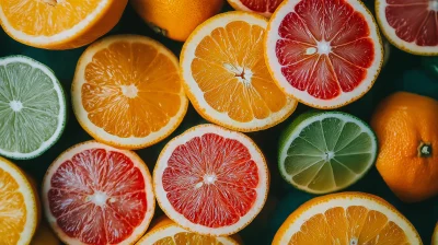 Colorful Citrus Fruits