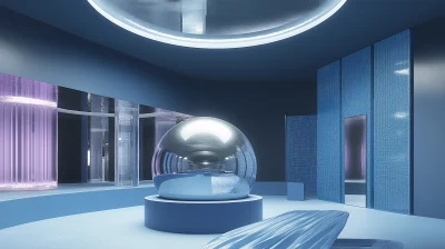 Blue Sphere Exhibition Design