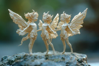 Dungeons & Dragons Fairy Wardancers Miniatures