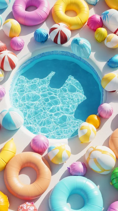 Inflated Summer Elements Pool