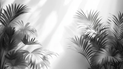 Palm Leaves Shadows