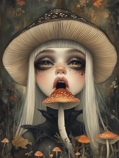 Mushroom in Mouth