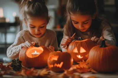 Family Pumpkin Carving at Halloween Workshop