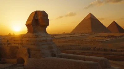 Majestic Sphinx in Giza