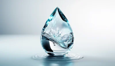 Crystal Water Droplet