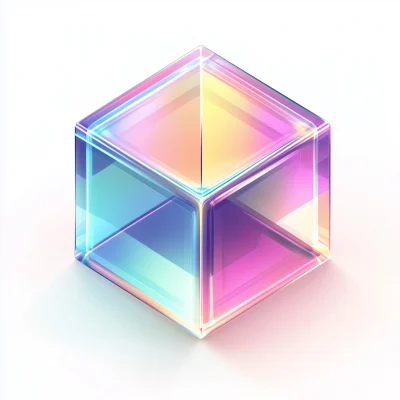 Glass Cube Illustration