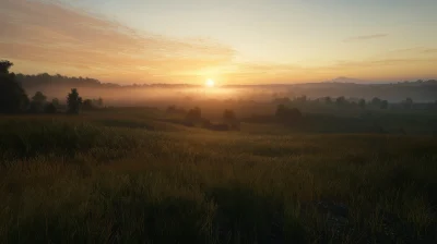 Serene Sunrise Landscape