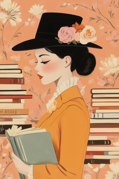 Vintage Books Illustration