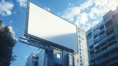 Billboard Mockup in Urban Setting