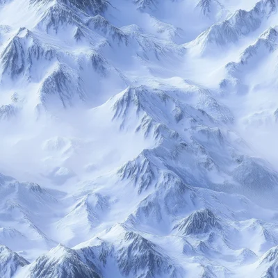 Snow-covered Mountain Peaks