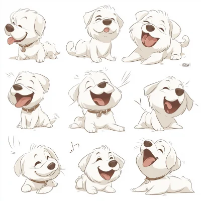 White Dog Expressions