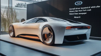 Modern Electric Sedan Concept Photo