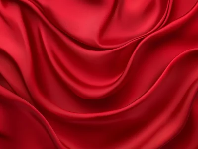 Dark Red Silk Fabric