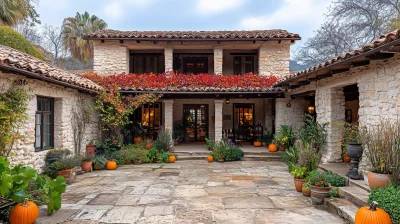 Charming Mediterranean Courtyard