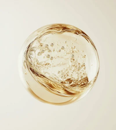 Floating Glass Sphere with Liquid